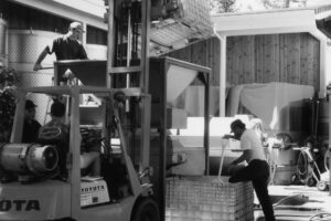 John learns farming from his father Tony at Truchard Vineyards.  Tony was one of the pioneering Grapegrowers in Carneros. In 1986 the Truchards move to Napa Valley full time.